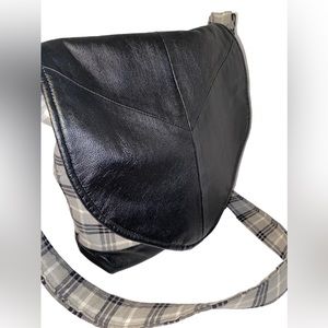 KG brand plaid sling bag vegan handbag purse satchel hobo